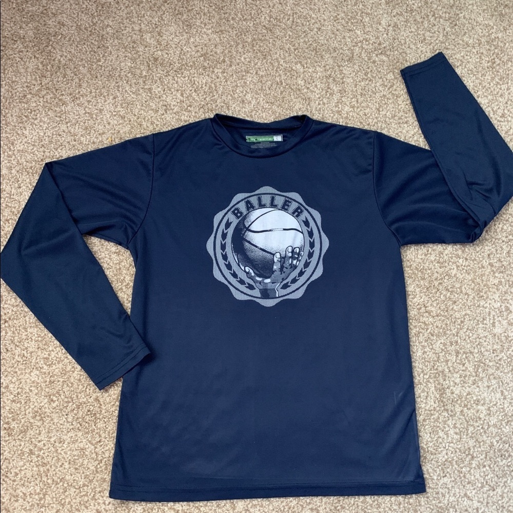 Tek Gear boys long sleeve shirt size L